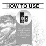 Madjineen Glitter Spray for Hair & Body – Stage & Party Makeup