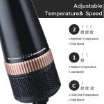 REBUNE 3-in-1 Hair Styler – Dry, Straighten & Shine in One Step
