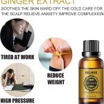 Ginger Massage Oil – Lymphatic Drainage & Circulation Booster