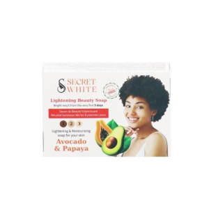 Secret White Avocado & Papaya Whitening Soap (100g)