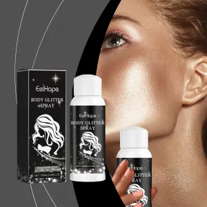 Madjineen Glitter Spray for Hair & Body – Stage & Party Makeup