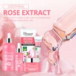 Disaar 5-Piece Rose & Ceramide Skin Care Set – Smooth, Hydrated, Glass-Like Skin