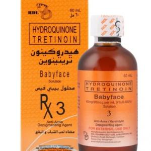 RDL RX 3 Solution – Hydroquinone & Tretinoin Depigmenting Agent