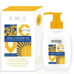 Moisturizing & Sun Protection Lotion with Vitamin C & Hyaluronic Acid – SPF 50 | 180ml