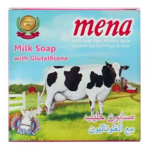 English Description – Mena Milk Soap with Glutathione